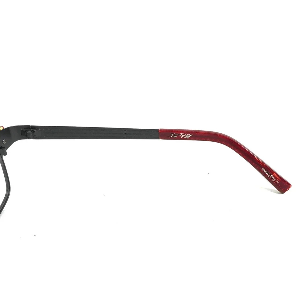 J.F. Rey Eyeglasses Frames JF2552 0535 Matte Dark Grey Orange Yellow 50-19-138